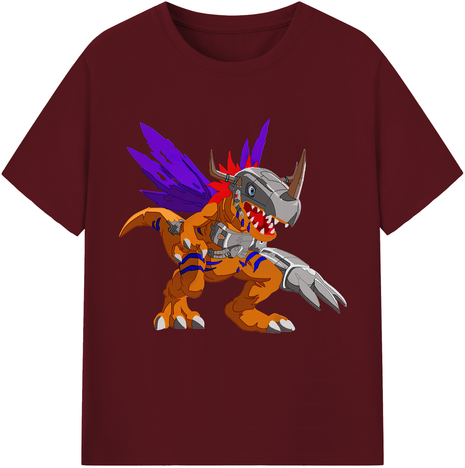 （画像用） Digimon デジタルモンスター/デジモン 綿100％半袖Tシャツ（フロントプリント）